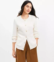 Waisted Patch Pocket Cardigan