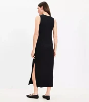 Perfect Ribbed Tank Midi Dress