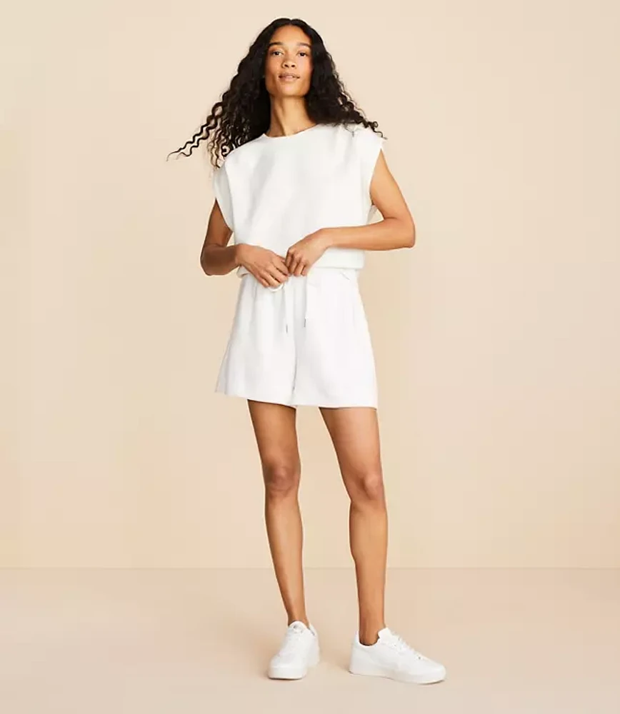 Lou & Grey Seamed Scubasoft Drawstring Shorts