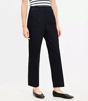 Darted Straight Pants Twill