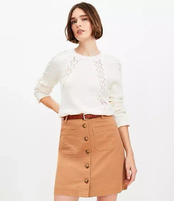 Palmer Button Mini Pocket Skirt