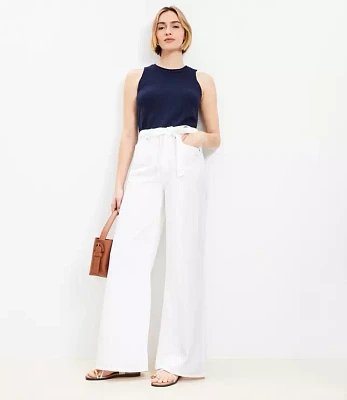 Palazzo Jeans in White
