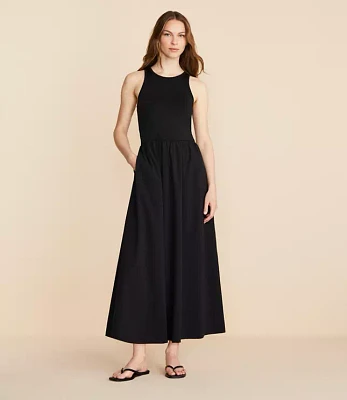 Lou & Grey Wanderweave Cutout Midi Dress