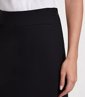 Petite LOFT Versa Crepe Drape Mini Skirt