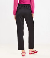 Tall Pleated Tapered Pants Satin