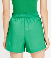Pull On Shorts Poplin