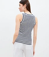 Stripe Perfect Ribbed Tank Top