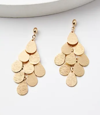 Metallic Chandelier Earrings