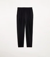 Tall LOFT Versa Seasonless Stretch Double Pleat Taper Pant