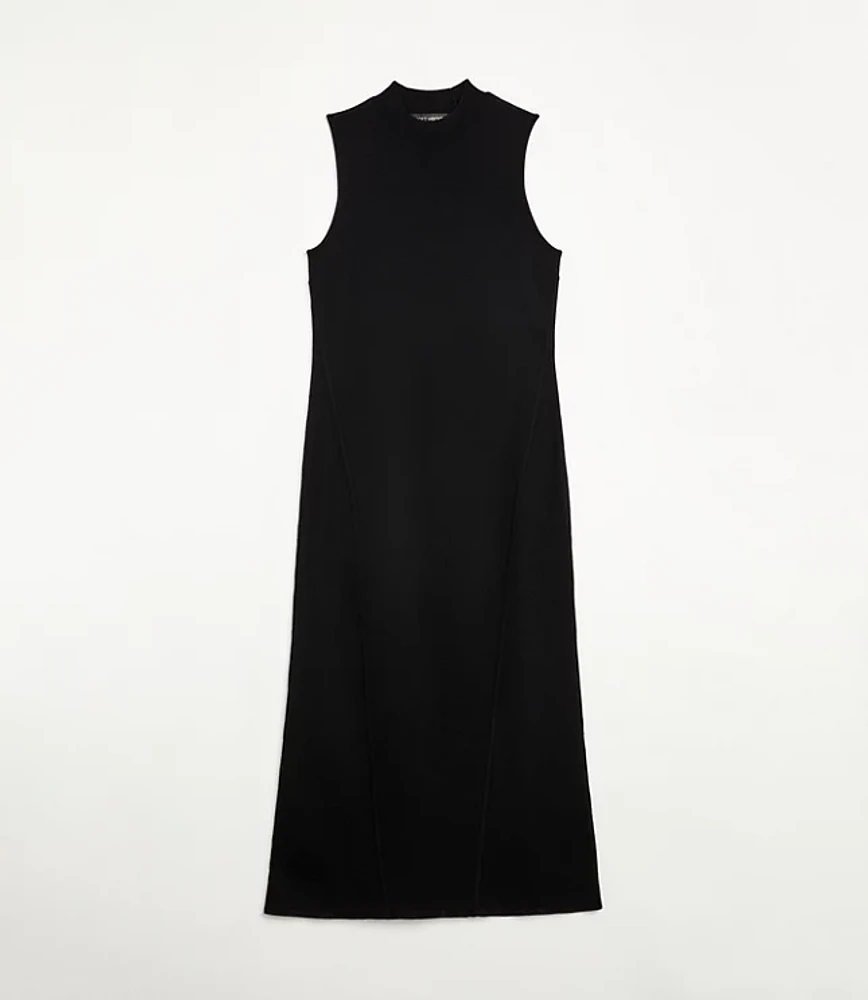Petite LOFT Versa Sleeveless Mock Neck Midi Sweater Dress