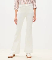 Slim Flare Pants in Corduroy