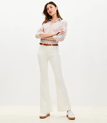 Slim Flare Pants in Corduroy