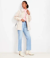 Houndstooth Shirt Jacket