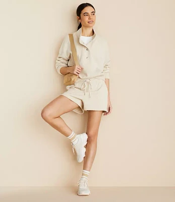 Lou & Grey Fluffy Fleece Drawstring Shorts
