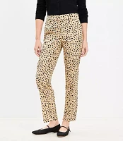 Petite Riviera Slim Pants Cheetah Print