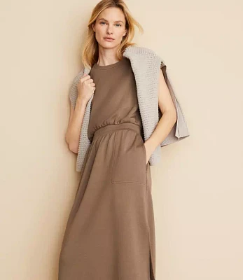 Lou & Grey Scubasoft Midi Pocket Dress