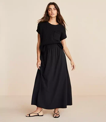 Lou & Grey Wanderweave Maxi Pocket Skirt