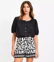 Bubble Sleeve Blouse