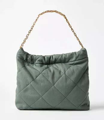 Quilted Hobo Bag
