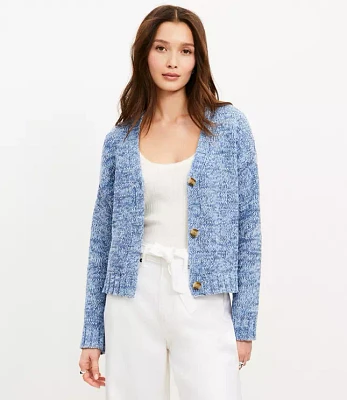 Marled Easy V-Neck Cardigan