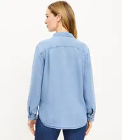 Chambray Everyday Relaxed Pocket Shirt