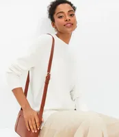 Drop Shoulder Tunic Sweater