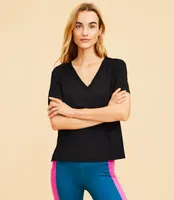 Petite Lou & Grey Soft Jersey V-Neck Tee