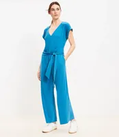 Petite Lou & Grey Sandwashed Wide Leg Jumpsuit