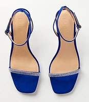 Crystal Ankle Strap Heels