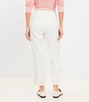 Petite Pleated Tapered Pants in Crepe