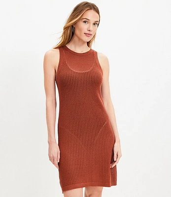 LOFT Beach Crochet Sweater Dress