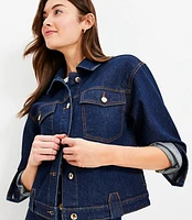 Tailored Denim Jacket Classic Rinse Wash