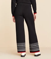 Lou & Grey Fair isle Wide Leg Pants
