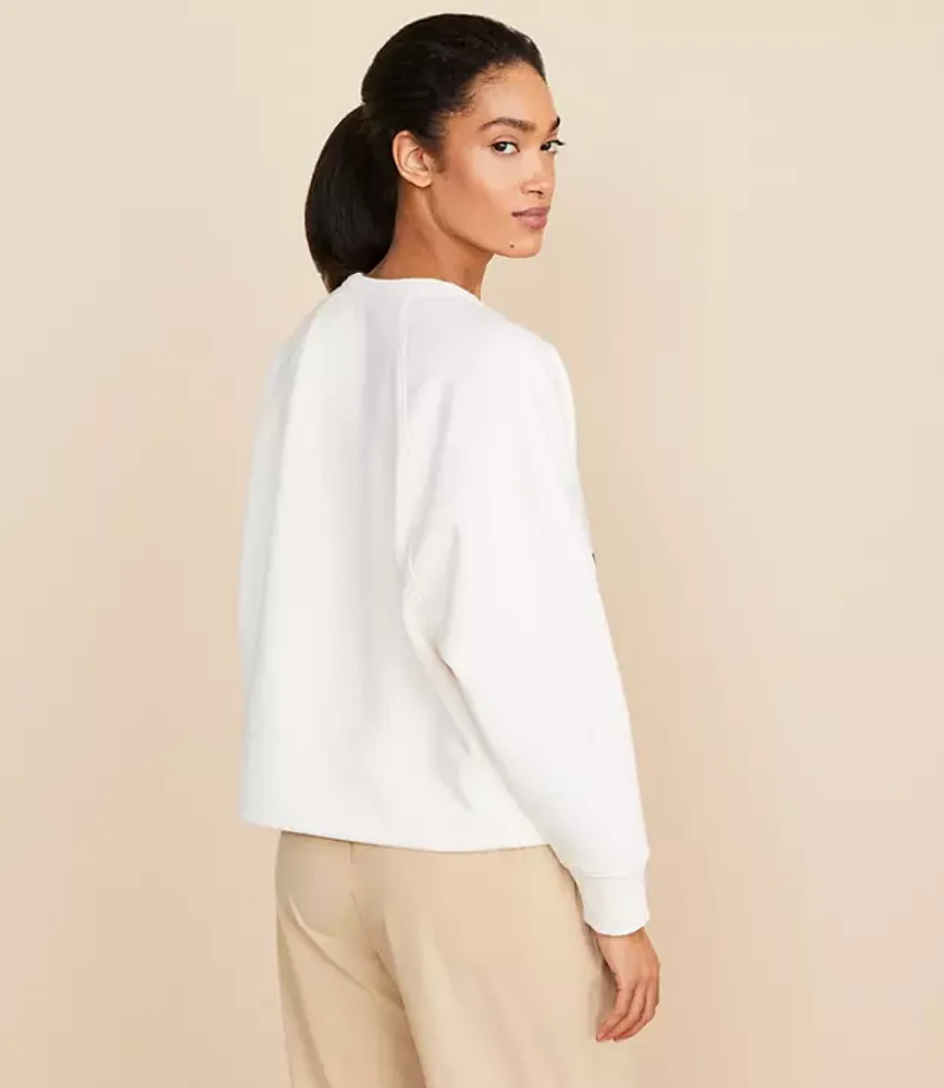 Petite Lou & Grey Ski Resort Heavy Fleece Sweatshirt