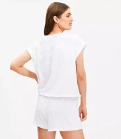 LOFT Beach Fringe Terry Top