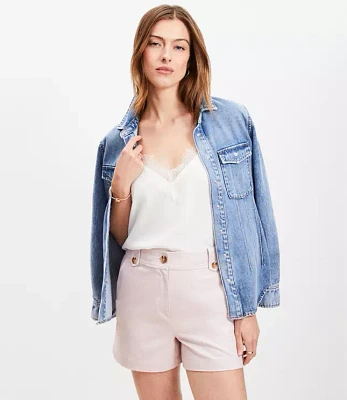 Tab Waist Utility Shorts