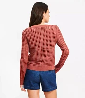 Open Stitch Cardigan