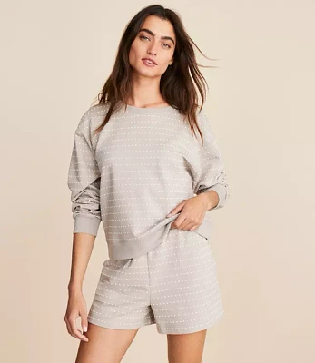 Lou & Grey Dotted Jacquard Top