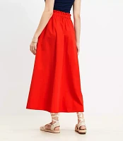 Paperbag Maxi Pocket Skirt