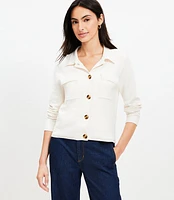 Collared Sweater Jacket