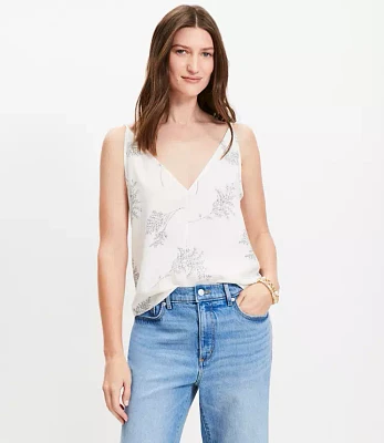 Leafed Double V Cami
