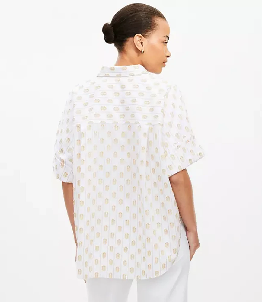 Petite Clip Everyday Henley Dolman Shirt