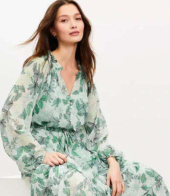 Gardenia Ruffle Maxi Dress