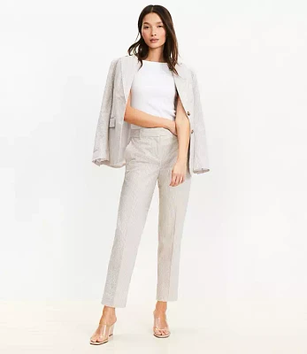 Tall Riviera Slim Pants Striped Seersucker