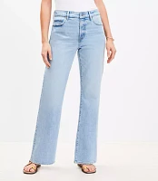 Tall Mid Rise Relaxed Straight Jeans Wash