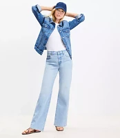 Tall Mid Rise Relaxed Straight Jeans Wash