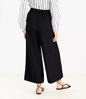 Pleated Pull On Culottes Texture