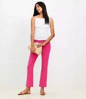 High Rise Kick Crop Jeans in Watermelon Sorbet