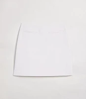 Petite LOFT Versa Crepe Drape Welt Pocket Mini Skirt