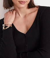 LOFT Versa Ribbed V-Neck Cardigan